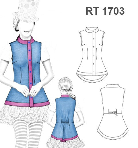 MOLDE GILETTE CHALECO TEATRO RT 1703