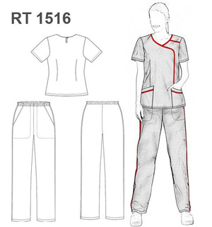 MOLDE TRAJE MEDICO RT 1516