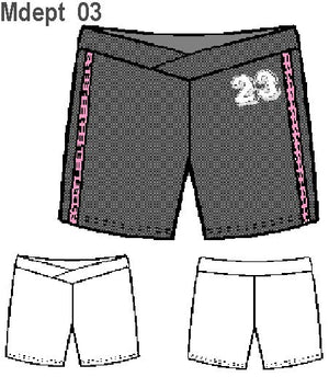 MOLDE DEPORTE CALZA MUJER 0903