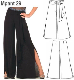 MOLDE PANTALON PALAZZO MUJER 0929