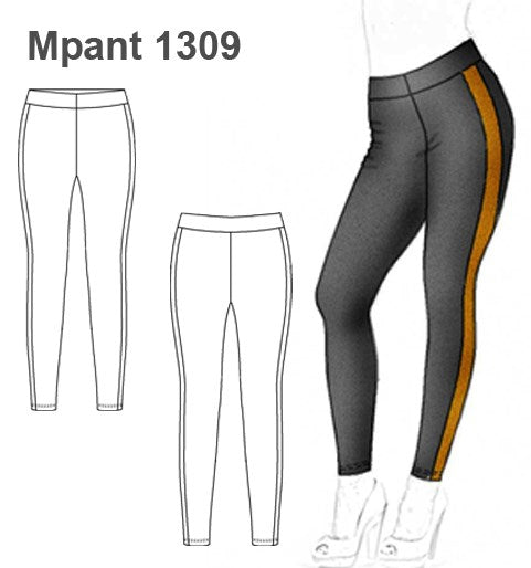 MOLDE PANTALON CALZA MUJER 1309