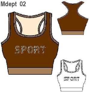 MOLDE DEPORTE PETO MUJER 0902