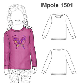 MOLDE POLERA  BASICA NIÑA 1501