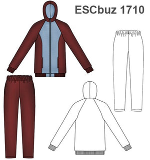 MOLDE SUDADERA / BUZO ESCOLAR 1710