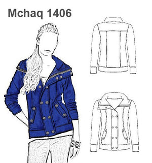 MOLDE CHAQUETA  SPORT MUJER 1406