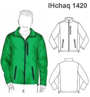 MOLDE CHAQUETA POLAR NIÑO 1420