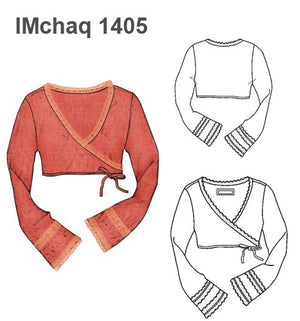 MOLDE CHAQUETA BOLERO NIÑA 1405
