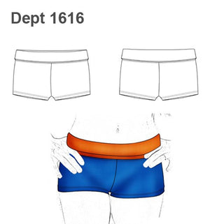 MOLDE DEPORTE SHORT POLE DANCE 1616