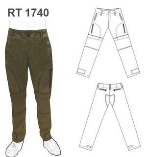 MOLDE PANTALON TRABAJO RT 1740