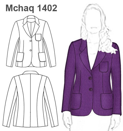 MOLDE BLAZER MUJER 1402