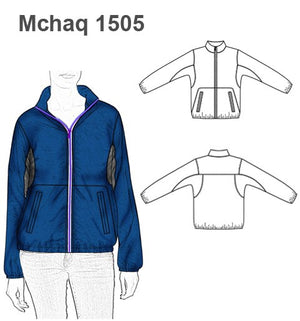 MOLDE CHAQUETA URBANA MUJER 1505