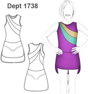 MOLDE DEPORTE MAILOT GIMNASIA 1738
