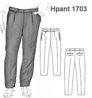MOLDE PANTALON CLASICO HOMBRE 1703