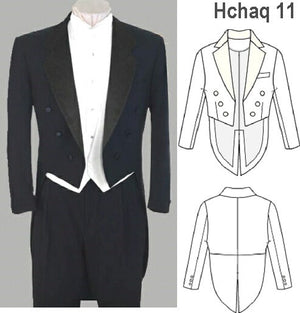 MOLDE CHAQUETA FRAC HOMBRE 0911