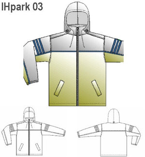 MOLDE PARKA CORTAVIENTO NIÑO 0903