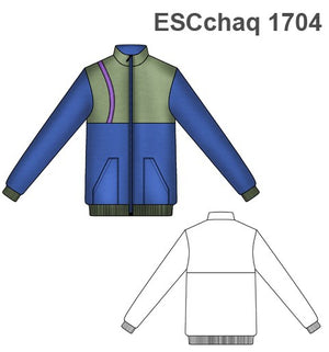 MOLDE CHAQUETA POLAR ESCOLAR 1704
