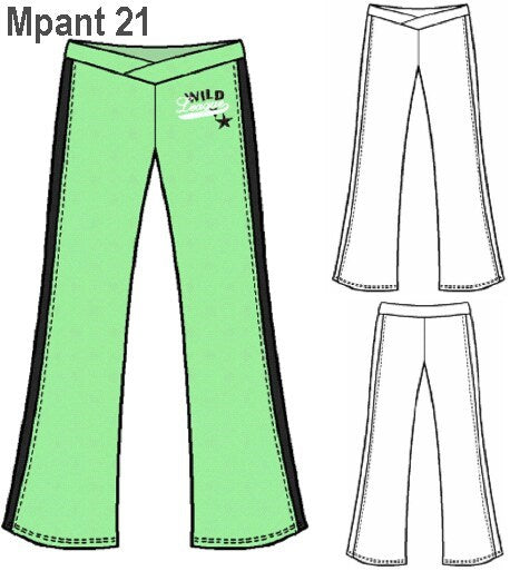 MOLDE PANTALON CALZA MUJER 0921