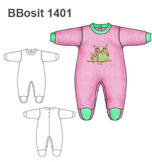 MOLDE OSITO ENTERITO BEBE 1401