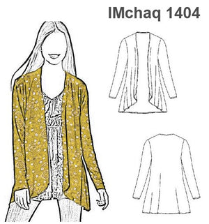 MOLDE CHAQUETA TAPADO NIÑA 1404