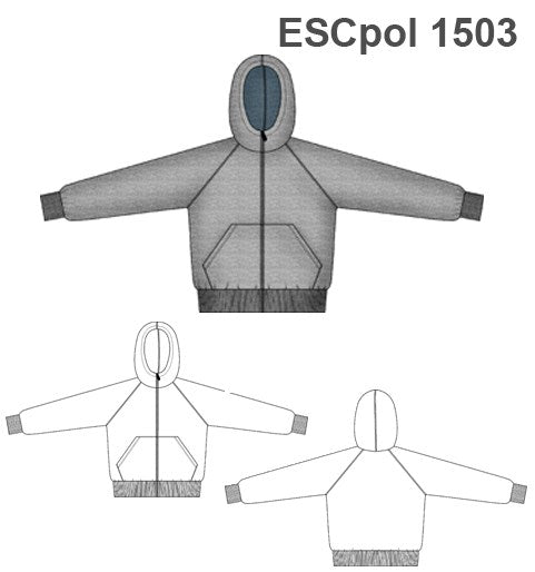 MOLDE POLERON CHAQUETA ESCOLAR 1503