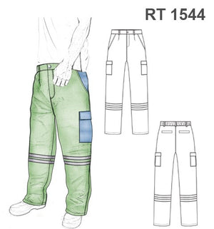 MOLDE PANTALON TRABAJO RT 1544