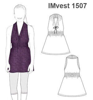 MOLDE VESTIDO SOLERA NIÑA 1507