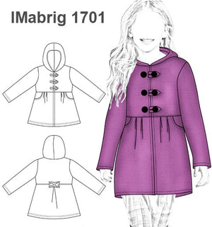 MOLDE ABRIGO MONTGOMERY NIÑA 1701