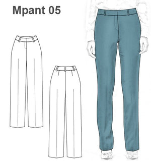 MOLDE PANTALON CLASICO MUJER 0905