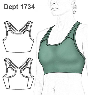 MOLDE DEPORTE PETO SUJETADOR 1734