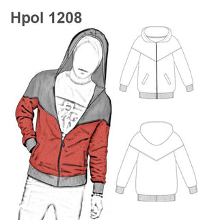 MOLDE POLERON CHAQUETA HOMBRE 1208
