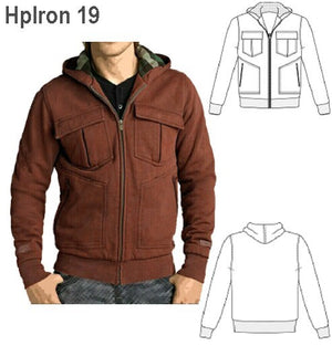 MOLDE POLERON CHAQUETA HOMBRE 0919