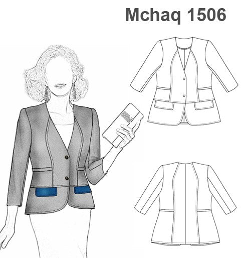 MOLDE BLAZER MUJER 1506