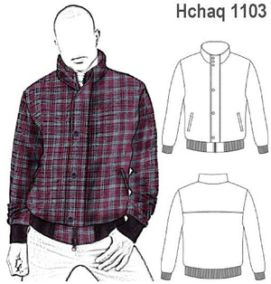 MOLDE CHAQUETA CAZADORA HOMBRE 1103