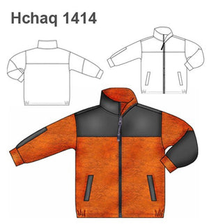 MOLDE CHAQUETA POLAR HOMBRE 1414