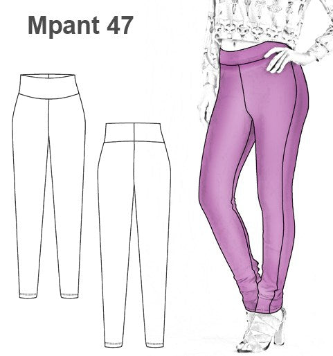 MOLDE PANTALON CALZA MUJER 0947