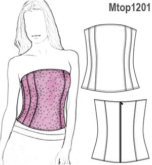 MOLDE TOP CORSET MUJER 1201