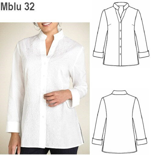 MOLDE BLUSA MAO MUJER 0932