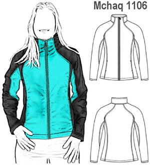 MOLDE CHAQUETA SOFT SHELL MUJER 1106