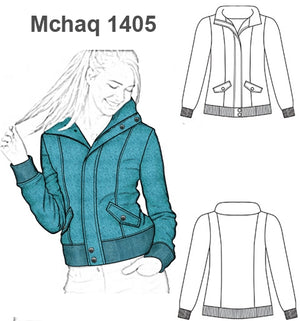 MOLDE CHAQUETA POLAR MUJER 1405