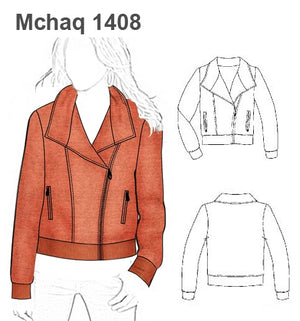 MOLDE CHAQUETA POLAR MUJER 1408