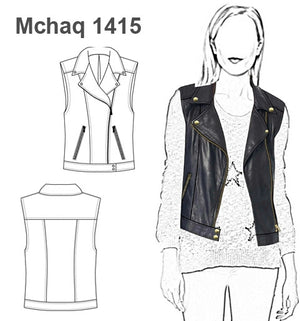 MOLDE CHALECO MUJER 1415