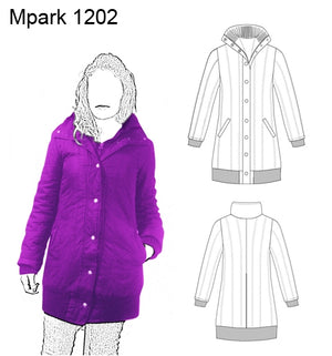 MOLDE PARKA LARGA MUJER 1202