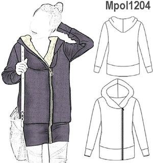 MOLDE POLERON CHAQUETA MUJER 1204