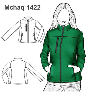 MOLDE CHAQUETA  SOFT SHELL MUJER 1422
