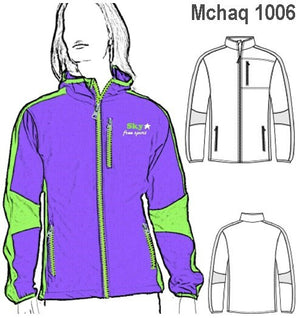 MOLDE CHAQUETA SOFT SHELL MUJER 1006