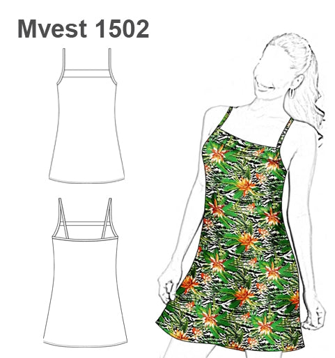 MOLDE VESTIDO SOLERA MUJER 1502