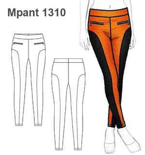 MOLDE PANTALON CALZA MUJER 1310