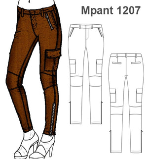 MOLDE PANTALON PITILLO MUJER 1207