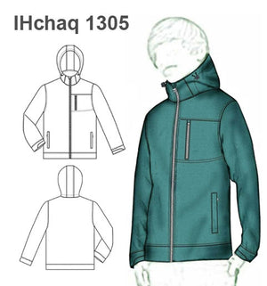 MOLDE CHAQUETA SOFTSHELL NIÑO 1305
