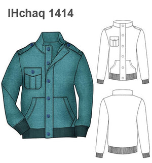 MOLDE CHAQUETA SPORT NIÑO 1414